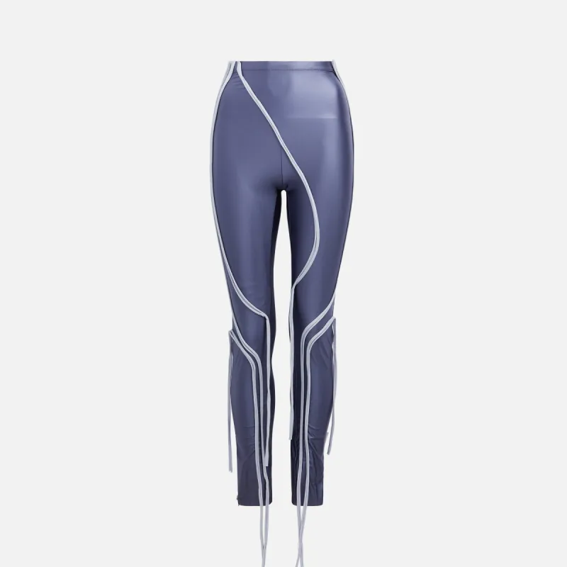 Ottolinger Strappy Metallic Leggings - Steel sold by Kith