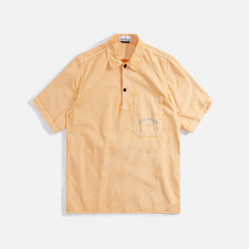 Stone Island Marina Overshirt - Orange sold by Kith