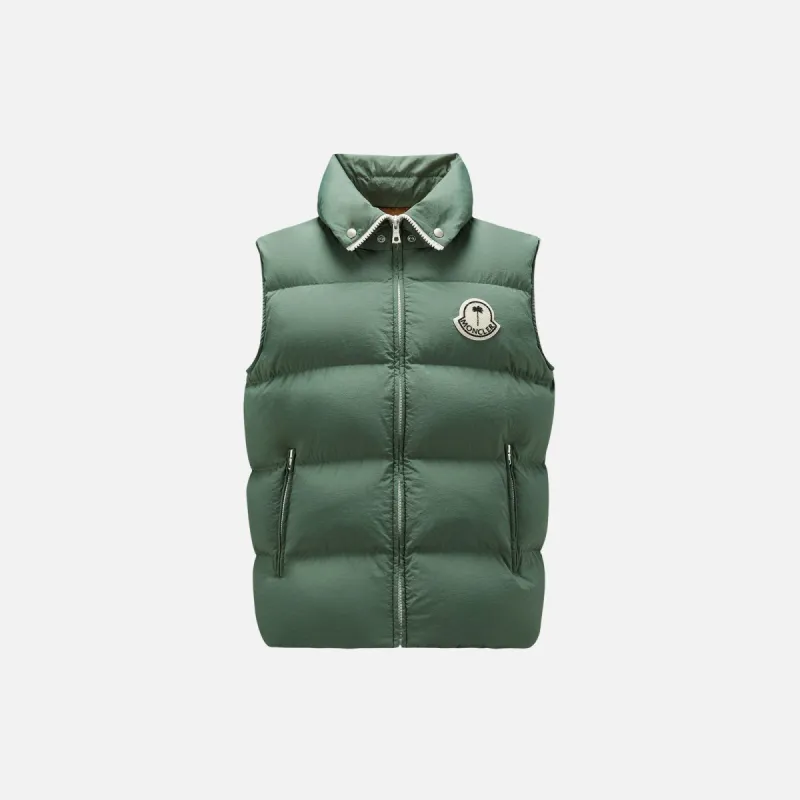 Moncler x Palm Angels Rodmar Vest - Green sold by Kith