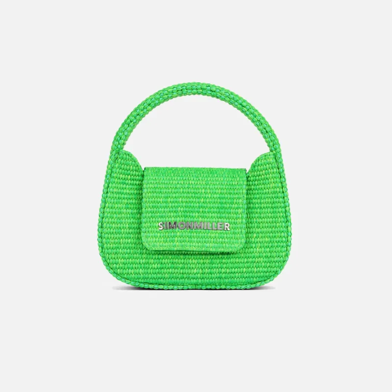 Simon Miller Mini Retro Bag - Happy Green Raffia sold by Kith