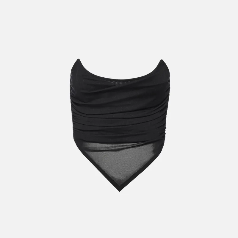 Miaou Poppy Corset - Black sold by Kith