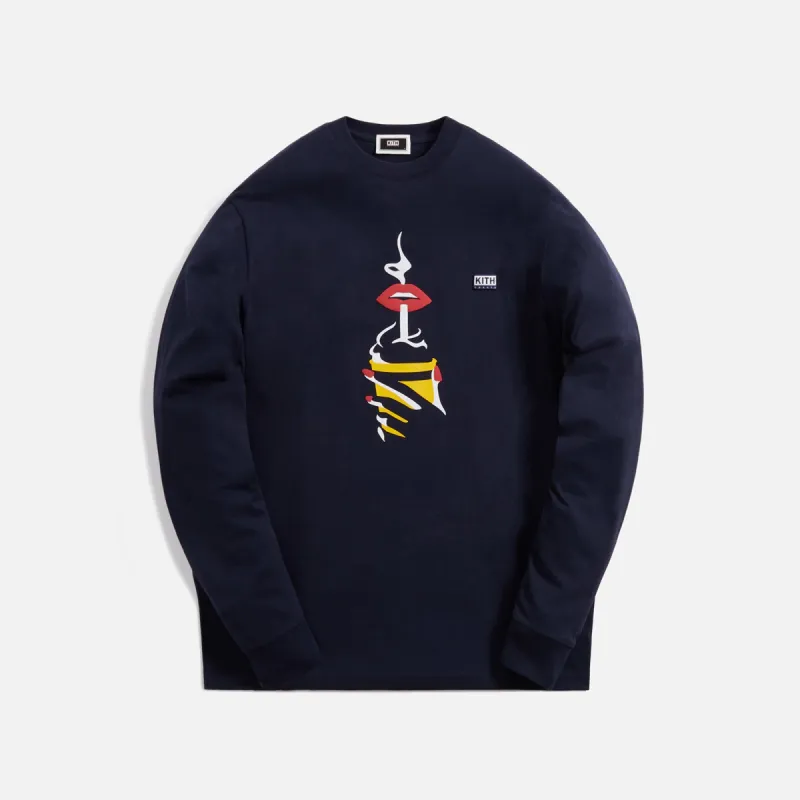 Kith Treats Temptation L/S Tee - Nocturnal sold by Kith