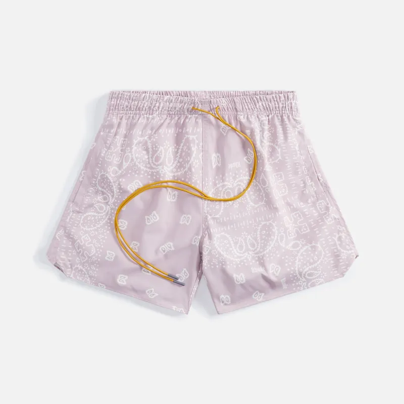 Rhude Bandana Trunks - Lavender sold by Kith