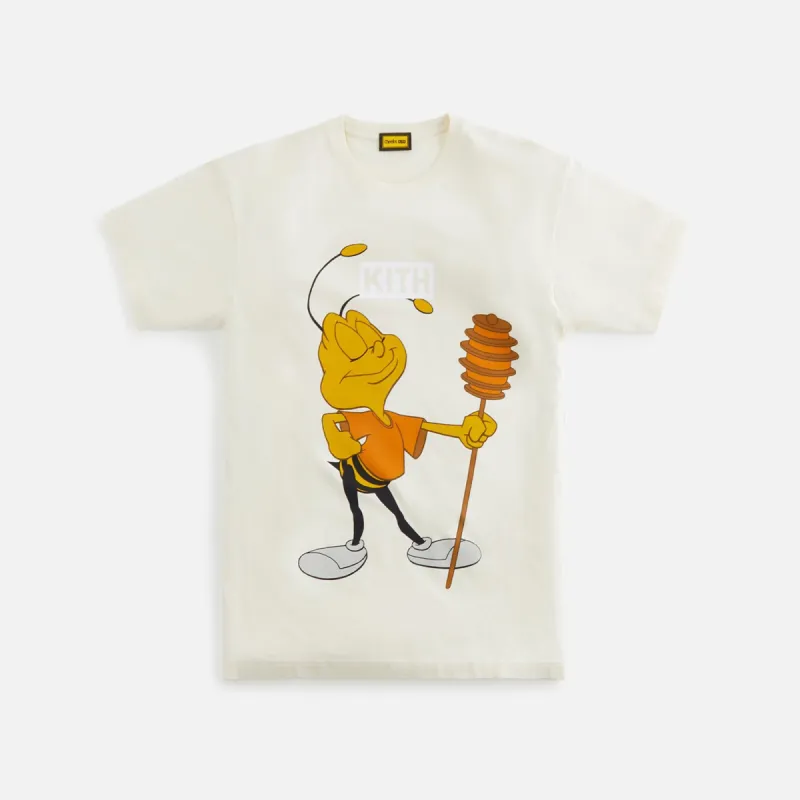 Kith Treats for Cheerios Buzz Bee Vintage Tee - Sandrift sold by Kith