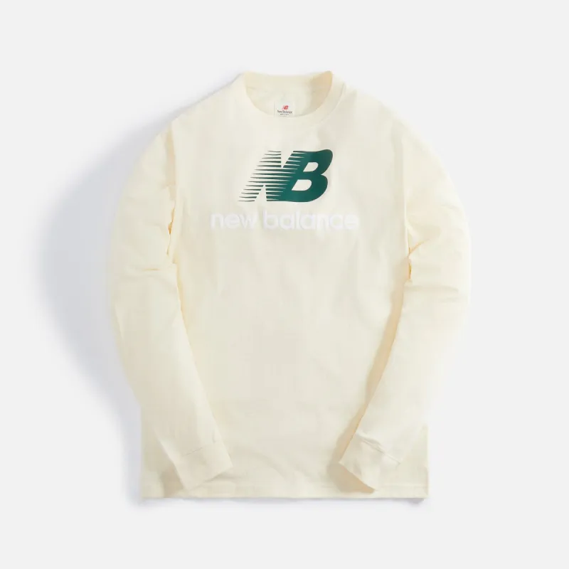 New Balance Made in USA Long Sleeve Tee - Cream sold by Kith