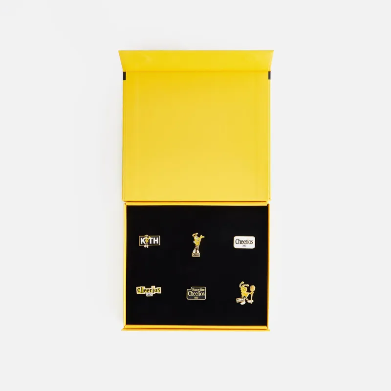 Kith Treats for Cheerios Enamel Pin Set - Gold sold by Kith