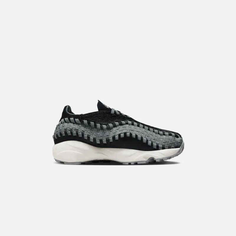 Nike WMNS Air Footscape Woven - Black / Smoke Grey / Sail sold by Kith