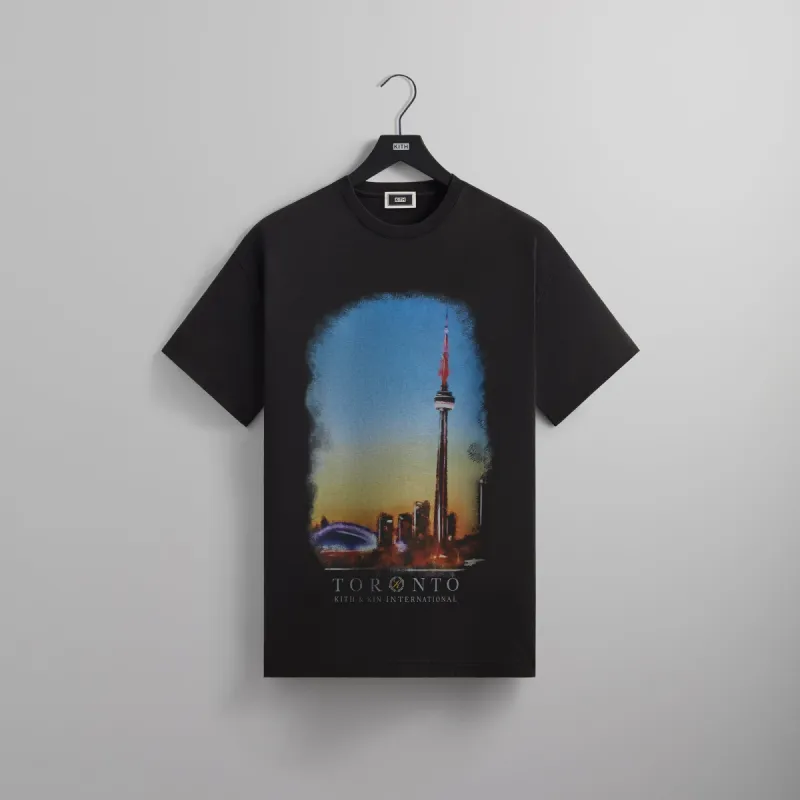 Kith Toronto Skyline Vintage Tee - Black sold by Kith