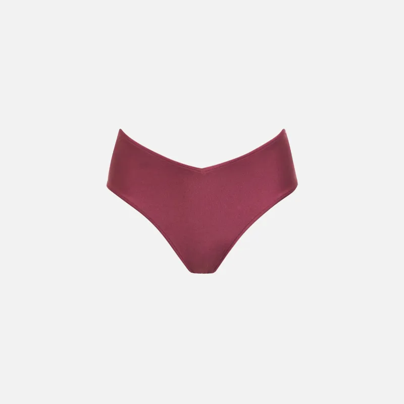 Frankies Bikinis x Sydney Sweeney Noemi Shine Bottom - Dusty Rose sold by Kith