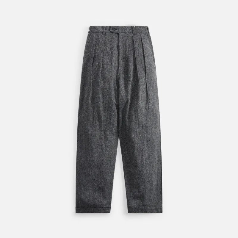 Engineered Garments Oxford Pant Poly Wool Herringbone - Grey sold by Kith