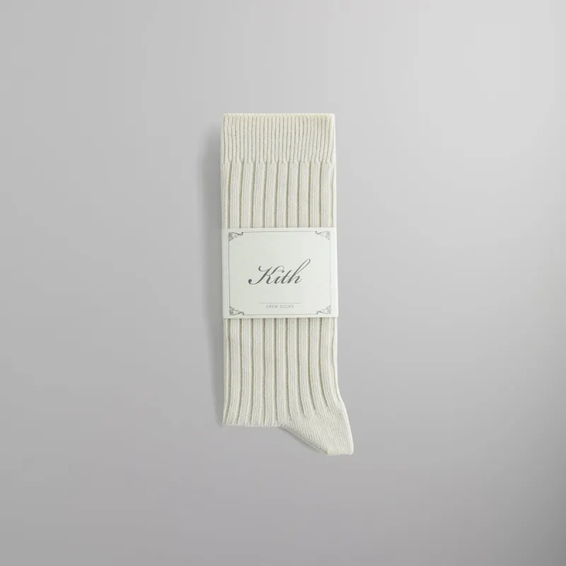 Kith Ribbed Cotton Socks - Sandrift PH sold by Kith