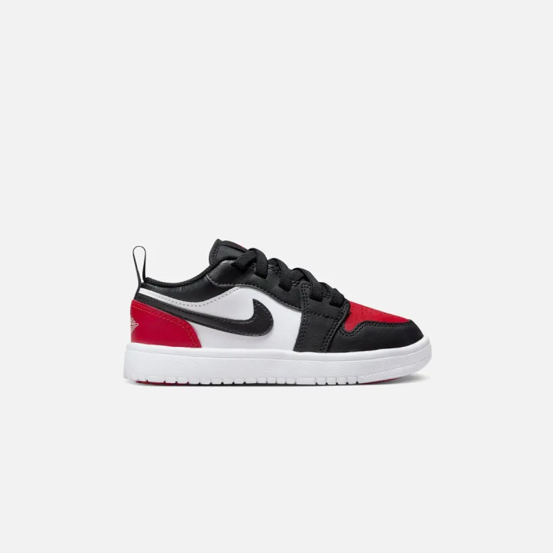 Nike PS Air Jordan 1 Low - White / Black / Varsity Red sold by Kith