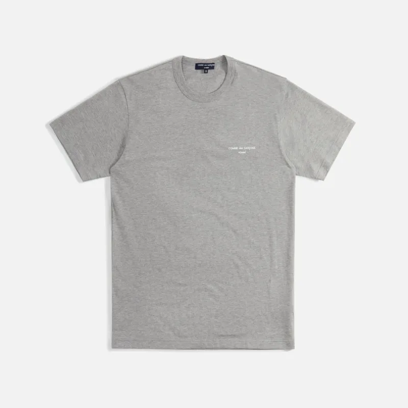 Comme Des Garçons Homme Cotton Jersey Tee - Grey sold by Kith
