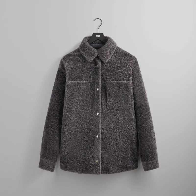 Kith Shearling Apollo Shirt Jacket - Idea PH sold by Kith