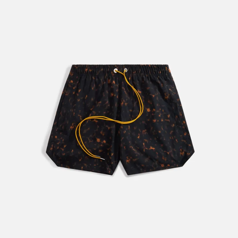 Rhude Tortoise Swim Trunk - Black sold by Kith