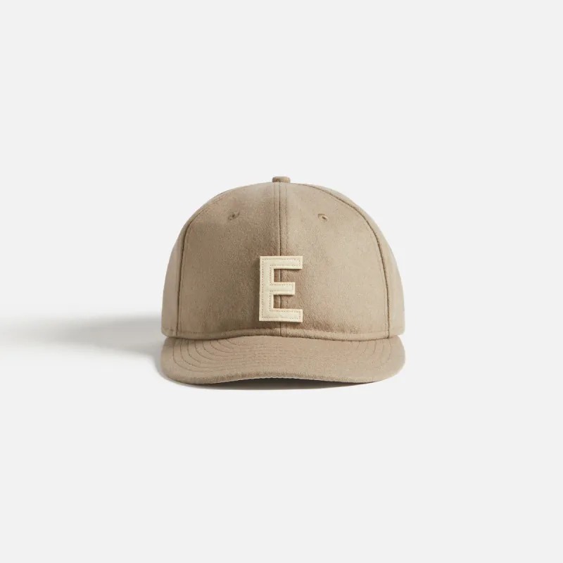 Essentials x New Era Wool Trucker Cap - Tan sold by Kith