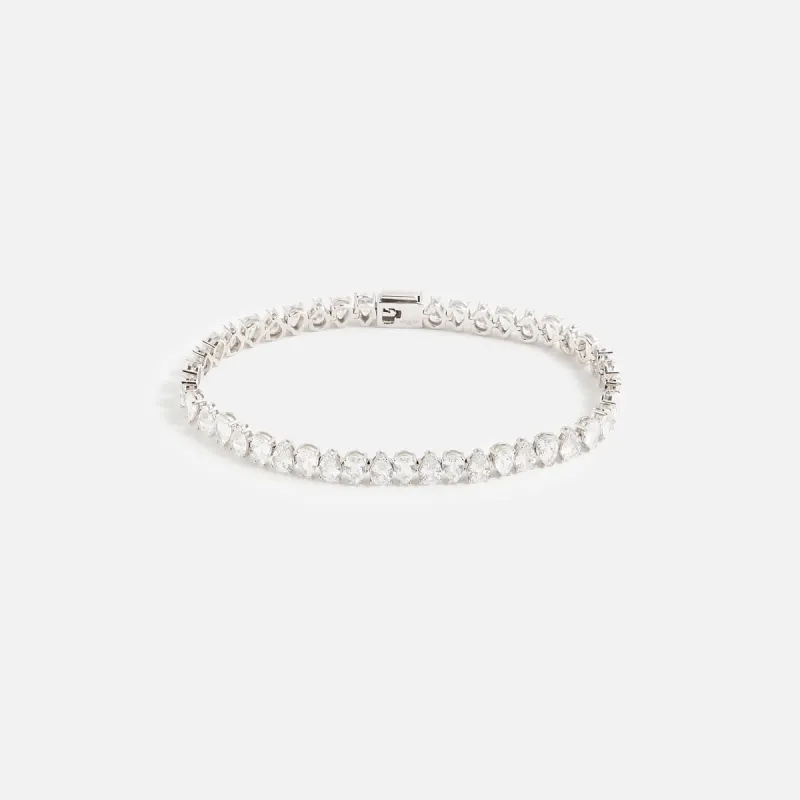 Hatton Labs Pear Tennis Bracelet - Silver sold by Kith