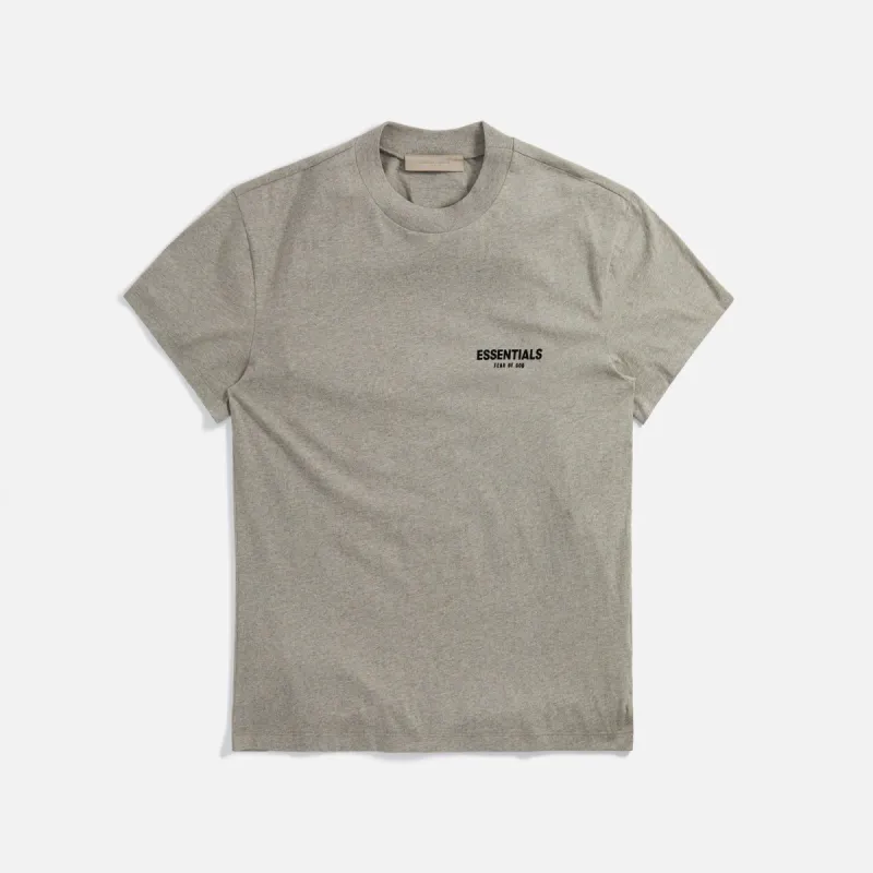 Essentials Tee - Dark Oatmeal sold by Kith