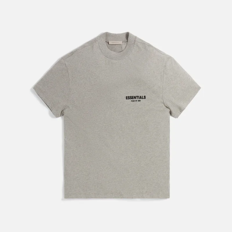 Essentials Tee - Dark Oatmeal sold by Kith