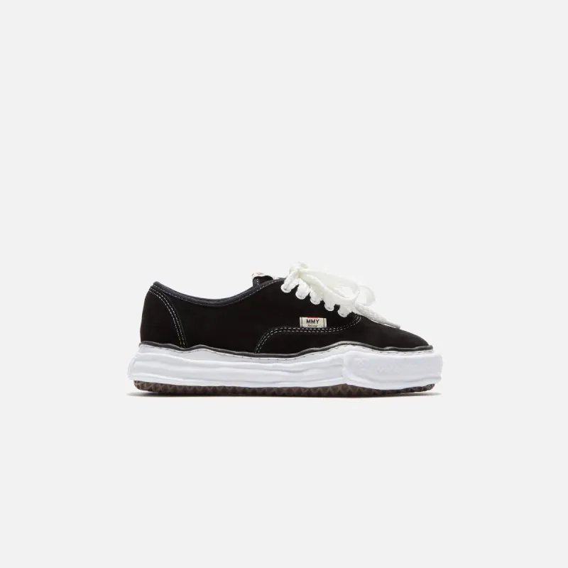 Mihara Yasuhiro Baker Low OG Sole - Suede Black sold by Kith