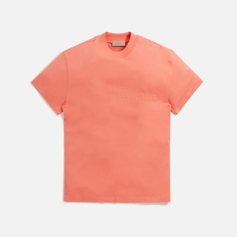 Essentials Tee - Coral sold by Kith