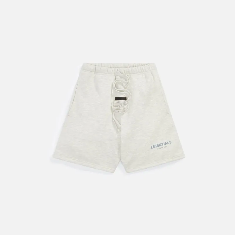 Essentials Sweatshort - Light Heather Oatmeal sold by Kith