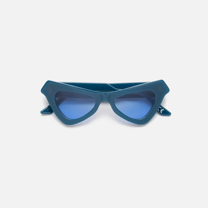 Marni Fairy Pools Sunglasses - Blue sold by Kith