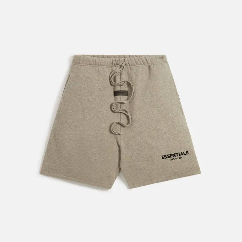 Essentials Sweatshort - Dark Oatmeal sold by Kith