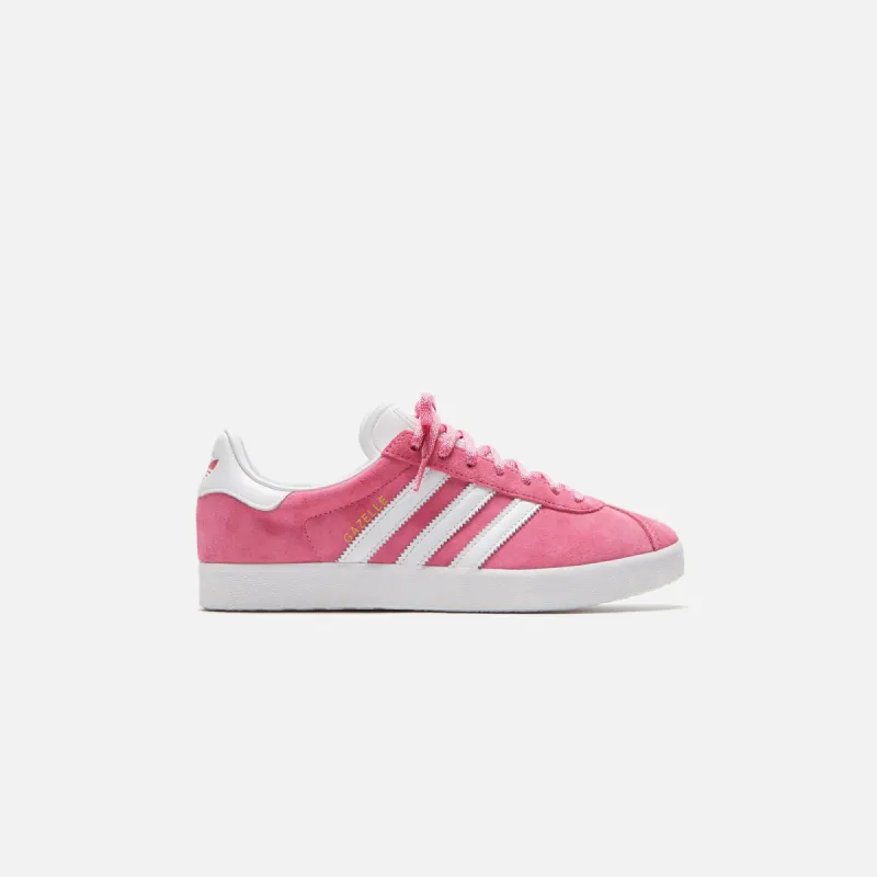 adidas Gazelle 85 - Pink Fusion / White / Gold sold by Kith
