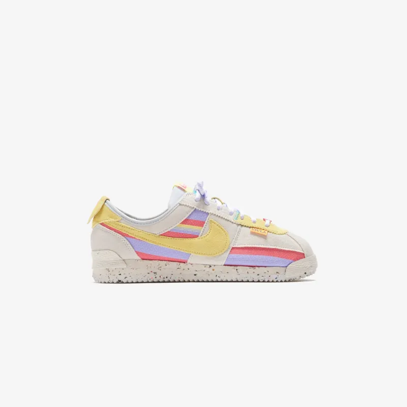 Nike x Union Cortez SP - White / Lemon Frost / Grey Fog / Purple Pulse made by Nike