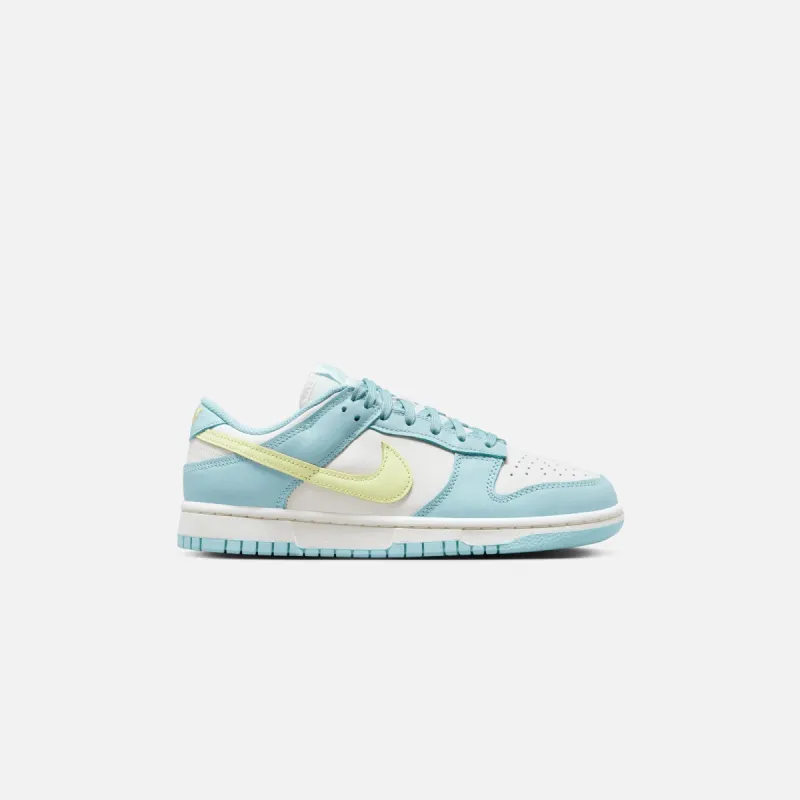 Nike WMNS Dunk Low - Sail / Citron Tint / Ocean sold by Kith