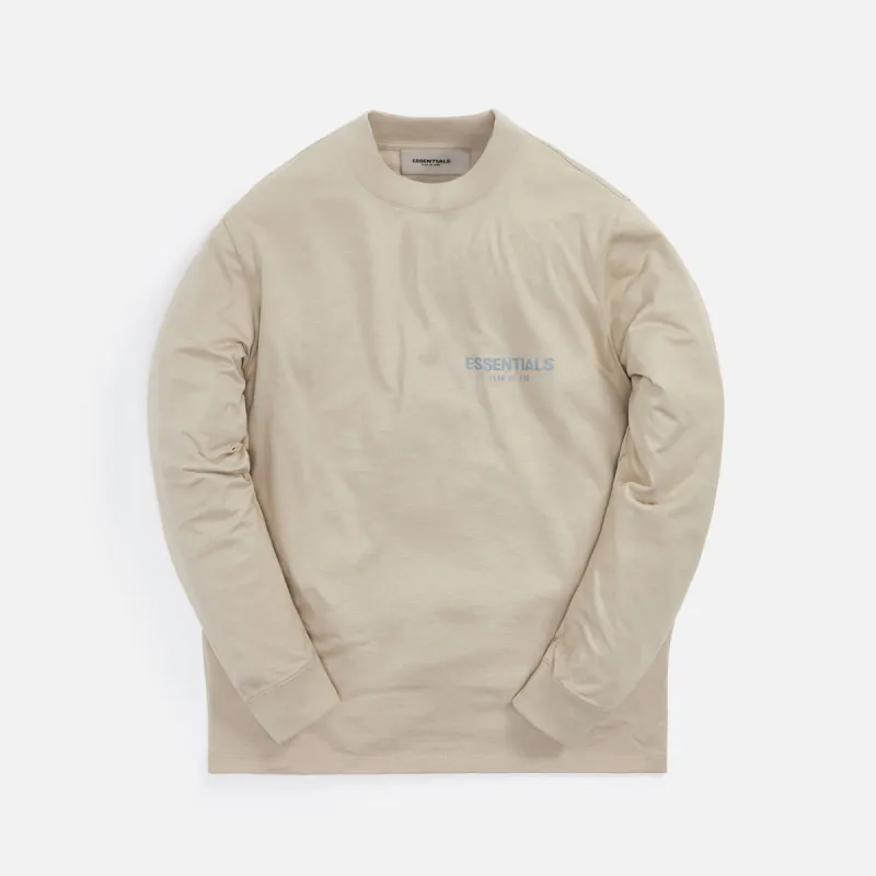 Essentials Long Sleeve Tee - String sold by Kith