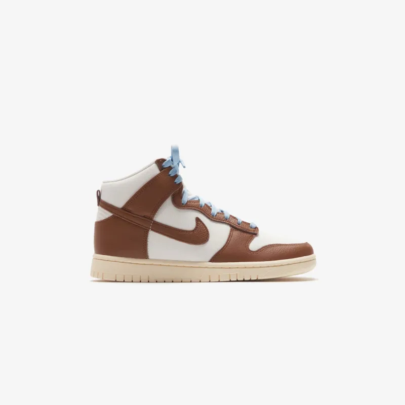 Nike Dunk High Retro PRM - Pecan / Sail / Worn Blue / Off Noir sold by Kith
