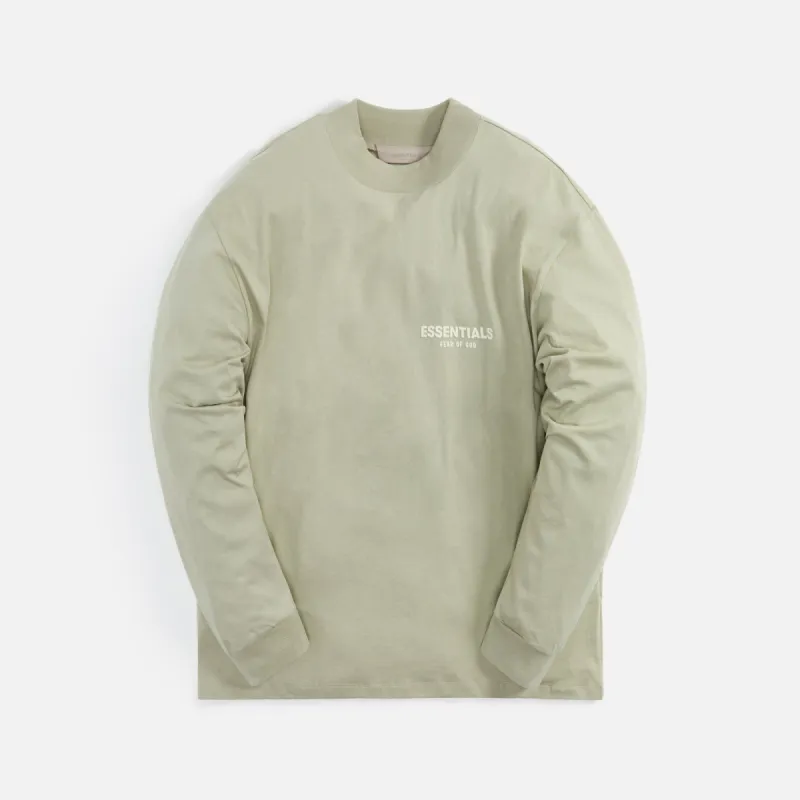 Essentials Long Sleeve Tee - Sea Foam sold by Kith