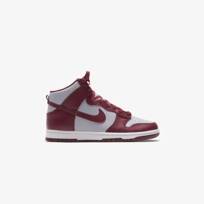 Nike Dunk High Retro - Dark Beetroot / Wolf Grey / White made by Kith