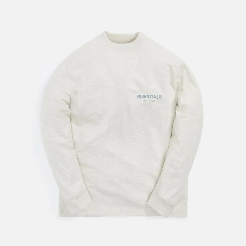 Essentials Long Sleeve Tee - Light Oatmeal sold by Kith
