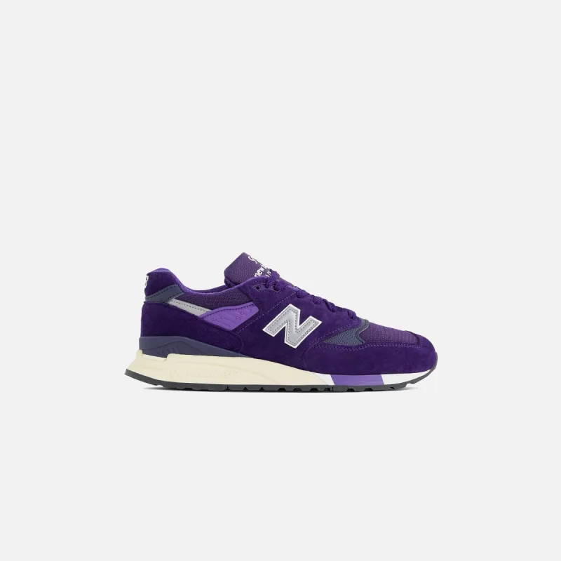 New Balance Made in USA 998TE - Dark Purple / Purple / Silver sold by Kith