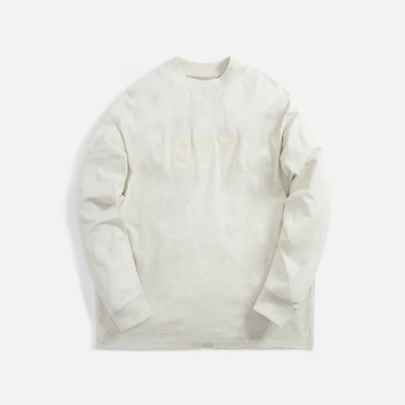 Essentials Essentials Long Sleeve Tee - Light Oatmeal sold by Kith