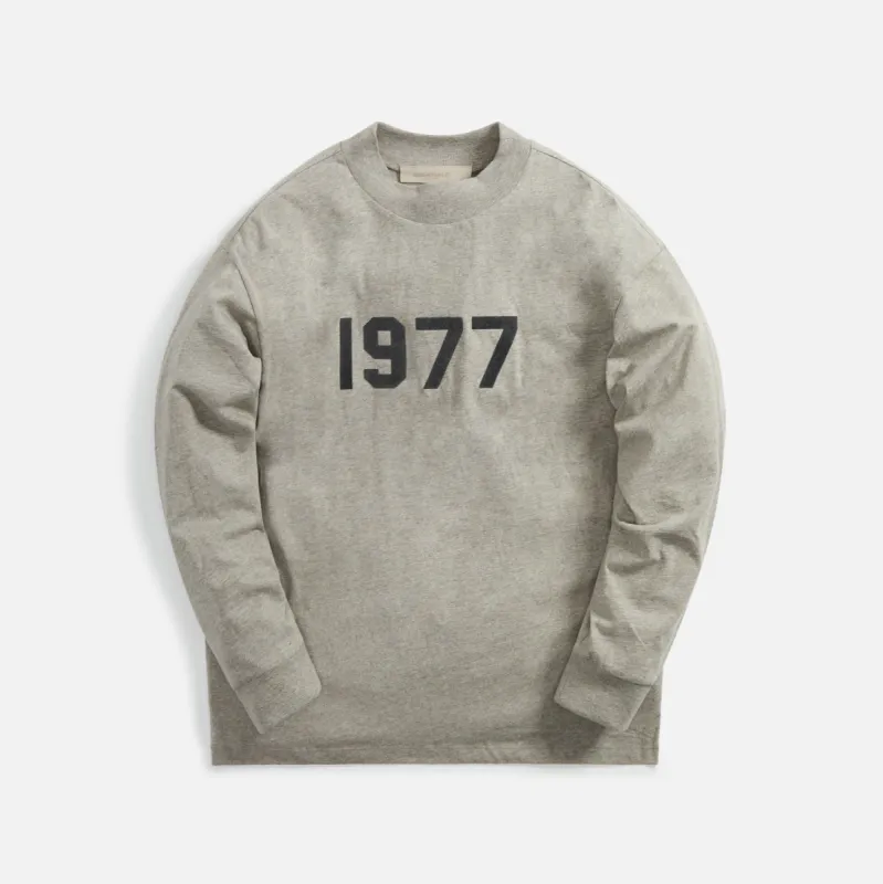 Essentials Essentials Long Sleeve Tee - Dark Oatmeal sold by Kith