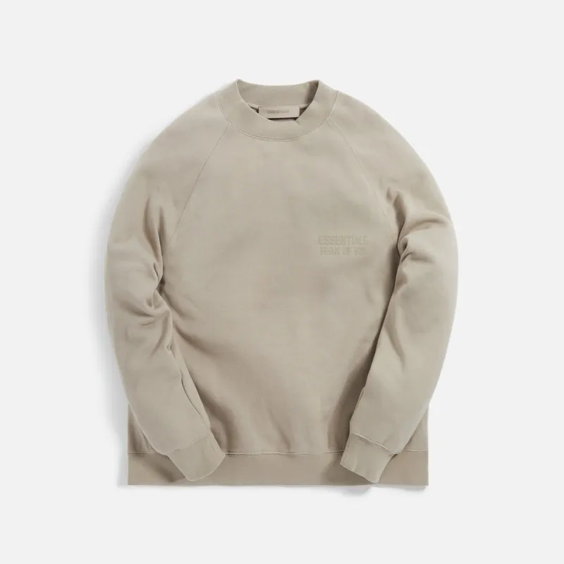 Essentials Crewneck Sweatshirt - Smoke sold by Kith