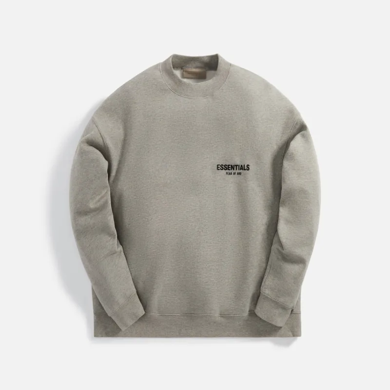 Essentials Crewneck - Dark Oatmeal sold by Kith
