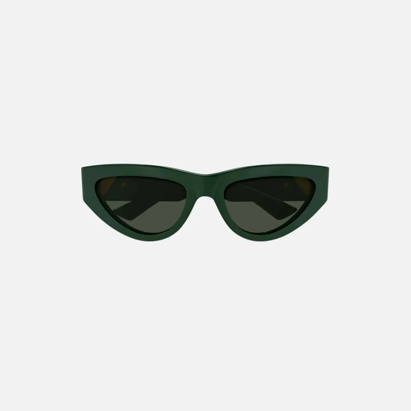 Bottega Veneta Acetate Cat Eye Frame - Green sold by Kith