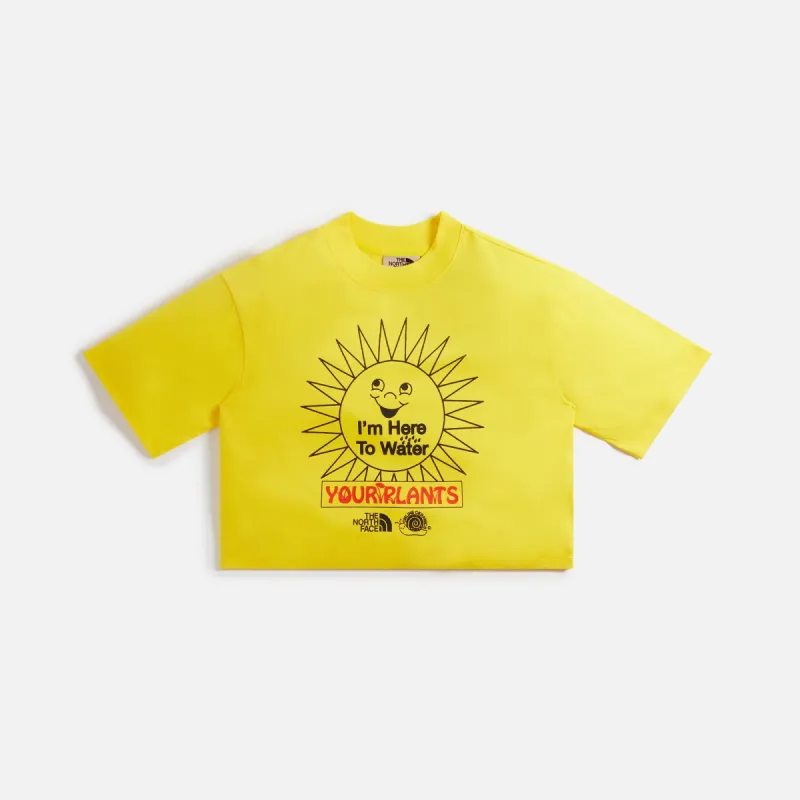 The North Face x Online Ceramics WMNS Cropped Tee - Lightning Yellow made by The North Face