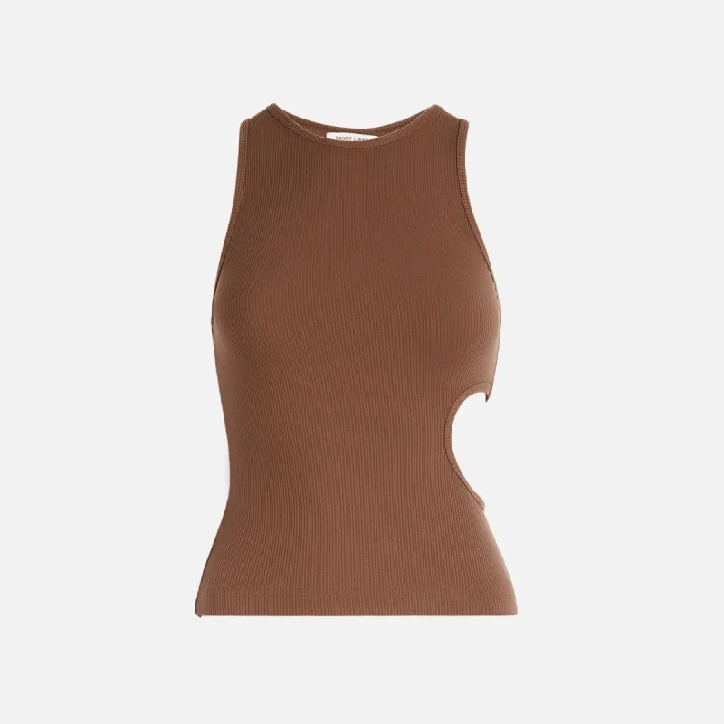 Sandy Liang Slight Tank - Cocoa made by Kith