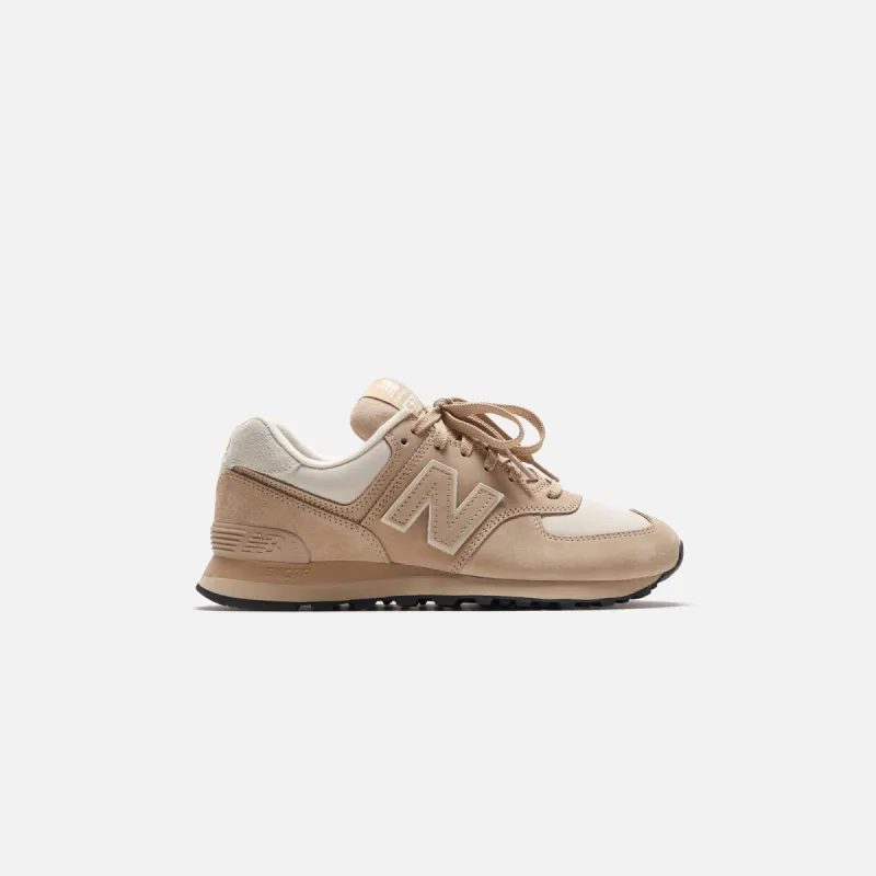 CDG Pocket New Balance x Junya Watanabe 574 Pig Suede Nubuck - Beige sold by Kith