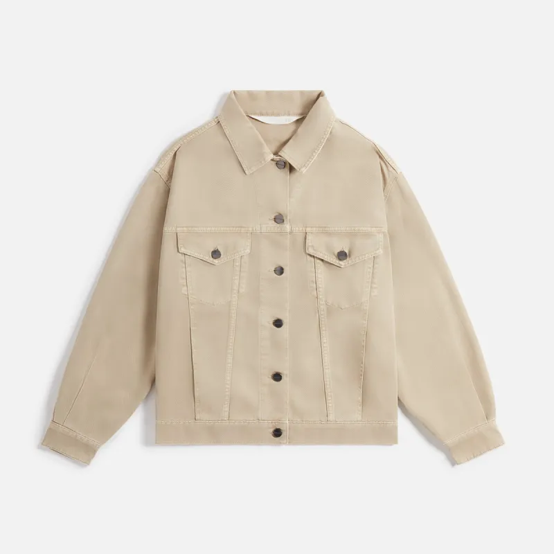 Palm Angels GD Loose Bull Jacket - Beige sold by Kith