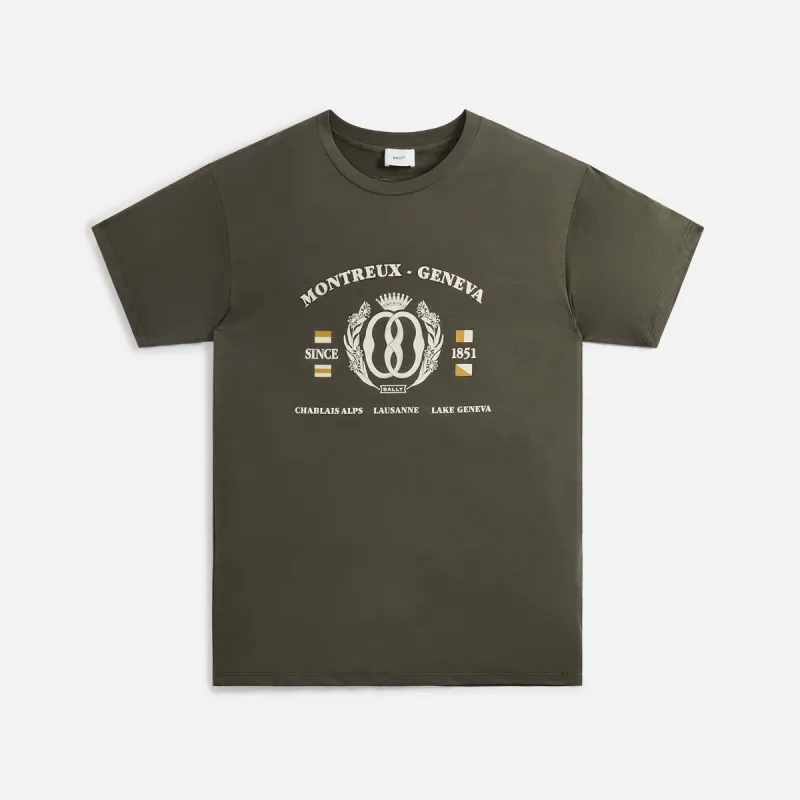 Bally Logo Tee - Grey sold by Kith