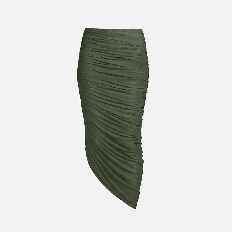 Norma Kamali Diana Skirt - Celadon sold by Kith