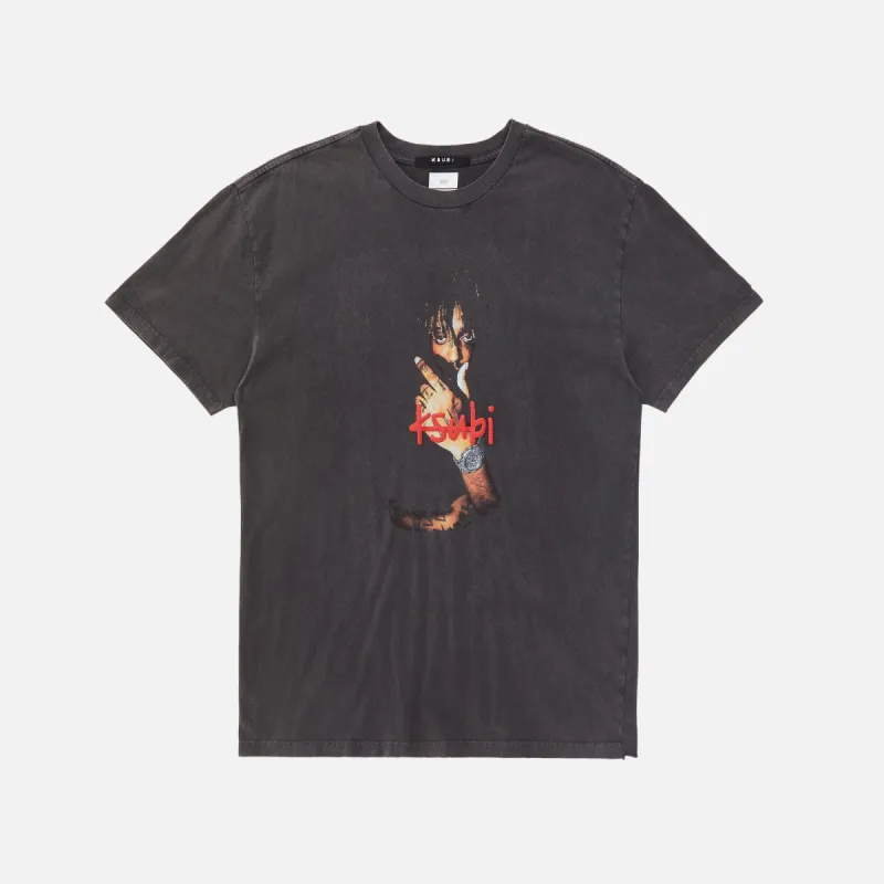 Ksubi x Juice WRLD 999 WRLD Biggie Tee - Faded Black sold by Kith