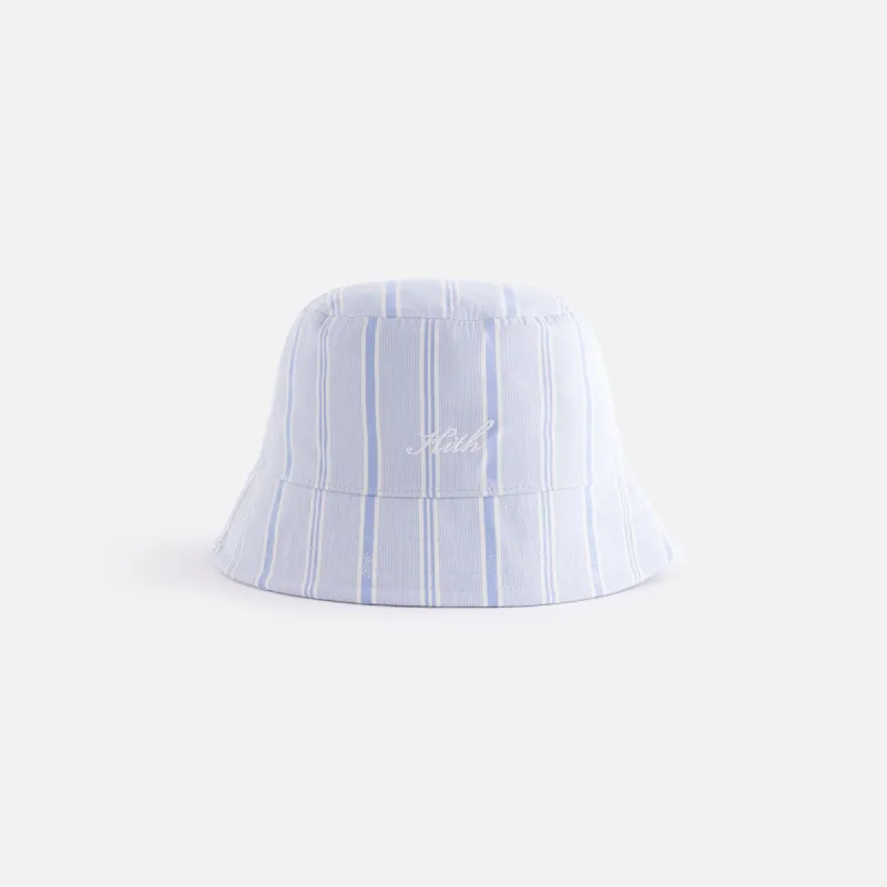 Kith Women Broderie Logo Bucket Hat - Serpentine | Parallel